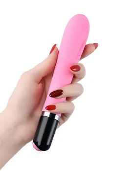 Nerealni vibrator L'eroina bi TOIFA Polli, silikon, ružičasta, 18,3 cm, Ø 3 cm