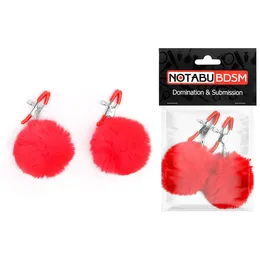 Kopče za bradavice sa pištoljem boja crvena