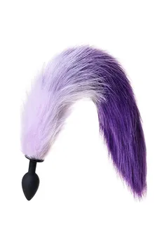 Analna glavčina sa belim i ljubičastim repom mala crna 7 cm