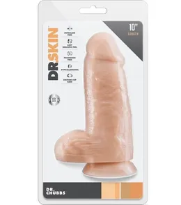 Telesni dildo sa skrotumom dr. Chubbs 25,4 cm.