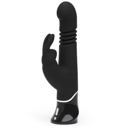 Crni hi-tech vibrator Greedi Girl thrusting Rabbit vibrator .