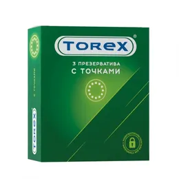 Текстурированные презервативы torex с точками