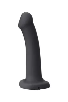 Strap-on-me Dildo Semi-Realistic dildo sa funkcijom ejakulacije, crni L, 18,2 cm