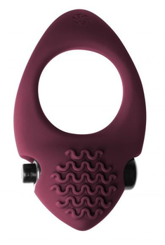 Bordo erekcija vibracioni prsten Pure Passion Midnight