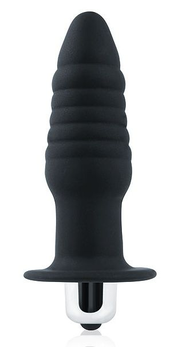 Crna rebrasta vibraciona kutija sa ograničivačem-9 cm.