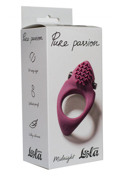 Erekcija vibrokolco Pure Passion Midnight Wine red 1300-02lola