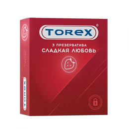 Kondomi Torex Slatko ljubav sa mirisom jagode - 3 kom.