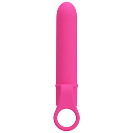 Pink Mini vibracioni masažer sa Ladon prstenom .