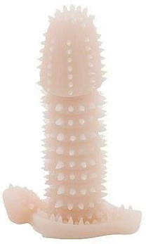 Telesna zatvorena nasadka na penis sa šipcima 12,5 sm.