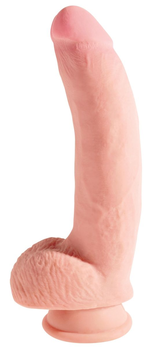 Telesni dildo na usisnoj čaši 10 Triple Density Cock with Balls-26,7 cm.