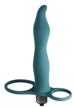 Zeleni vibronasadka za dvostruko prodiranje Flirtini 15,9 cm.