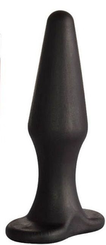 Crna konusna analna pluta Comfort - 10,6 cm.