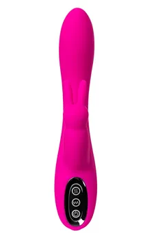 Jos Spanki trostruki vibracioni stimulator, silikon, roze, 21 cm