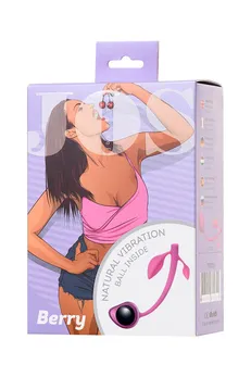 Jos Berri vaginalne kuglice, silikon, ružičasta, 15,5 cm