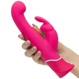 Happi Rabbit Vibrator sa G-spot klitoralnim stimulatorom Pink