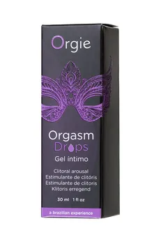 Agitacijski gel za klitoris Orgasm Drops, sa efektom zagrevanja, 30 ml