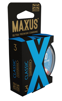 Klasični kondomi u plastičnom kućištu Makus Air Classic - 3 kom.