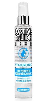 Увлажняющий интимный гель active glide hyaluronic .