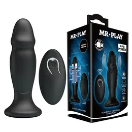 Analni vibracioni stimulator Black Pretty Love BI-040085W-MR