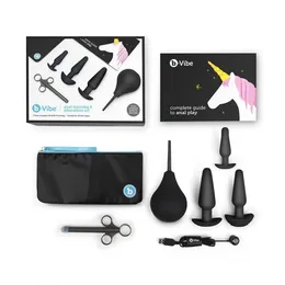 Komplet za analni sex-priprema i obuka B-Vibe Anal Education set Black