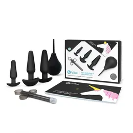 Komplet za analni sex-priprema i obuka B-Vibe Anal Education set Black