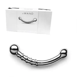 Zakrivljeni čelični dildo sa spiralom Le Vand Bov