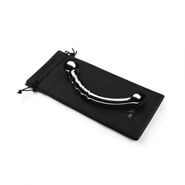 Zakrivljeni čelični dildo sa spiralom Le Vand Bov