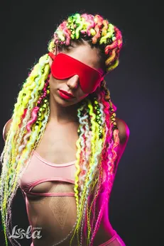 Maska party hard shy red