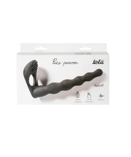 Pure Passion Farnell Black 1203-01lola dvostruka penetraciona vibraciona podloga