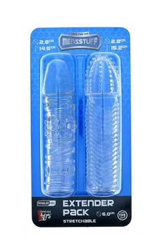 Penis Ektender Pack 2 prozirna dodatka za penis