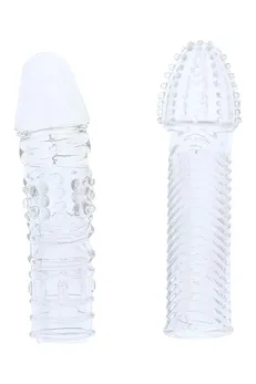 Penis Ektender Pack 2 prozirna dodatka za penis