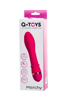 Nerealni vibrator a-Tois bi TOIFA Marchi, silikon, ružičasta, 16,6 cm, Ø 3
