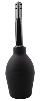 Черный интимный душ-спринцовка booty cleanse