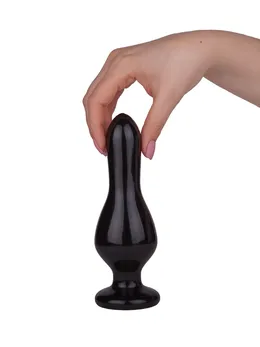 Crni Magnum plug masažer prostate u laminatu crna boja