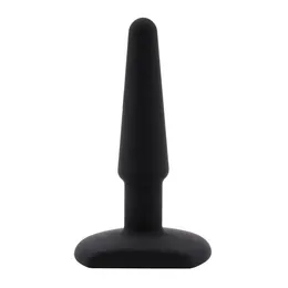 Crna analna čaura Silicone Butt Plug 4-11 cm.