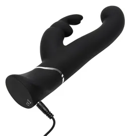 Happi Rabbit G-Spot Stroker Vibrator Crna