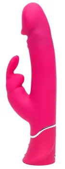 Happi Rabbit Realistic Vibrator sa klitorisnim stimulatorom Pink