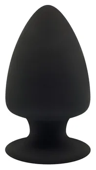 Premium Silicone plug M - 11 cm Crna analna čaura