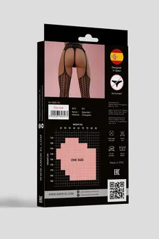 Čarape sa pojasom Cordova (S/L) Crna