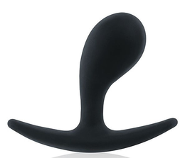 Crni Analni čep ergonomskog oblika-5,5 cm.