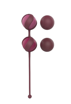 Komplet zamenljivih vaginalnih kuglica Love Stori Valkirie Vine Red 3013-02lola