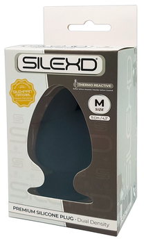 Premium Silicone plug M - 11 cm Crna analna čaura