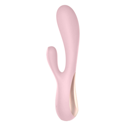 Ružičasti vibrator je zec satisfier mono Flek sa kontrolom putem aplikacije .