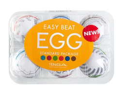 Set od 6 Tenga Egg III masturbatora sa različitim terenima