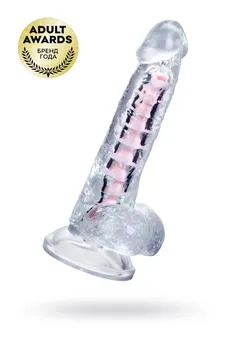 Flexibilni dildo a-Tois Paret, TPE, prozirni, 18 cm