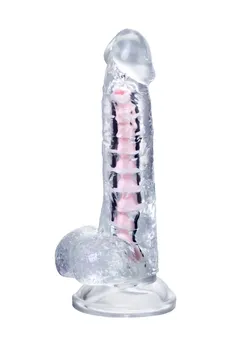 Flexibilni dildo a-Tois Paret, TPE, prozirni, 18 cm