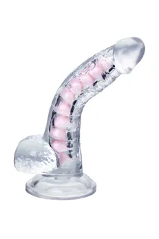 Flexibilni dildo a-Tois Paret, TPE, prozirni, 18 cm