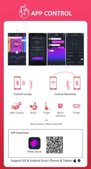 Magic Motion Nik Vibrator red