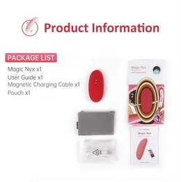 Magic Motion Nik Vibrator red