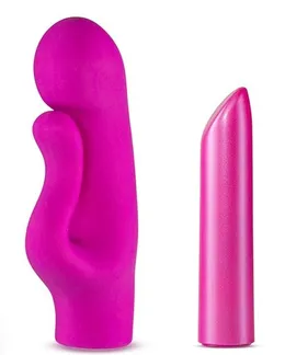 Lila vibromasažer B sa klitoralnim procesom .